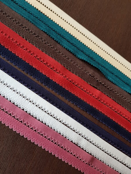 Šaurās, elastīgās gumijas 