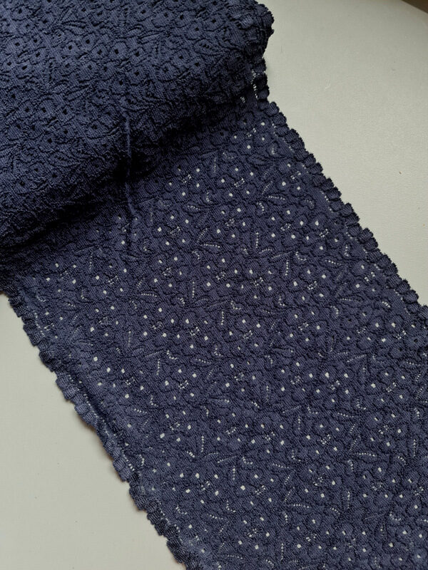 Blue-Black lace with elastane, Nr.8 