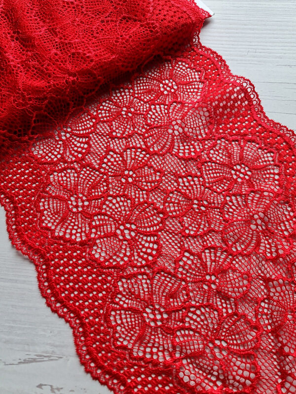 Rd lace with elastane, Nr. 16