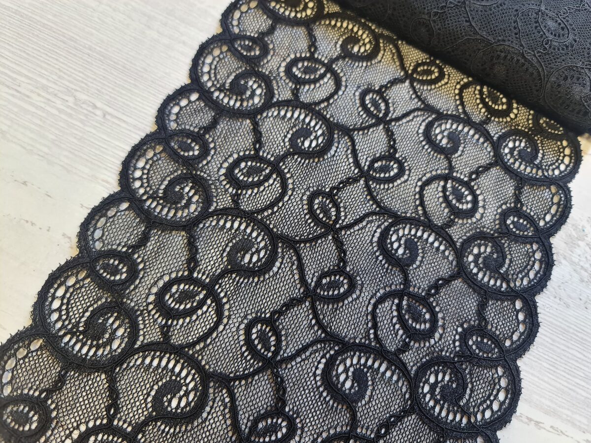 Black lace with elastane, No.49