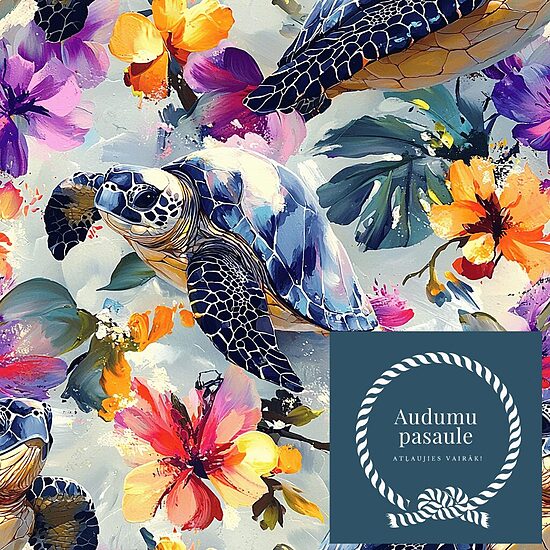 Krāsainie bruņurupuči,  Nr.130 Oxford auduma priekšpasūtīšana 