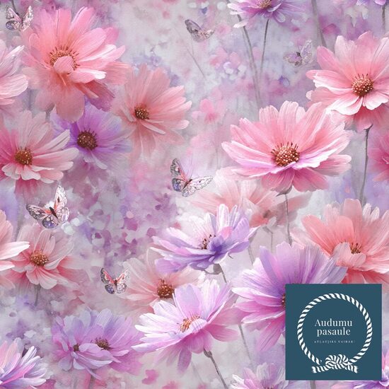 Rozīgās margrietas,  Nr.33. Oxford auduma priekšpasūtīšana 