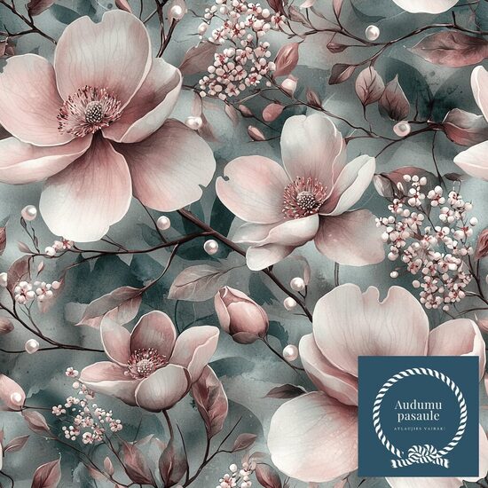 Rozā magnolijas, Nr.1. Oxford auduma priekšpasūtīšana 