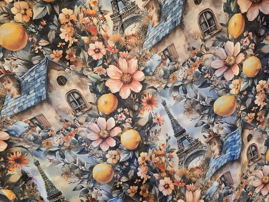 Parīzes sajūtas, 100 % viskozes audums 