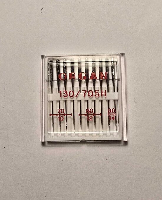 Šujmašīnas adatu komplekts ORGAN 130/705H (Nr. 70 / 80 / 90)