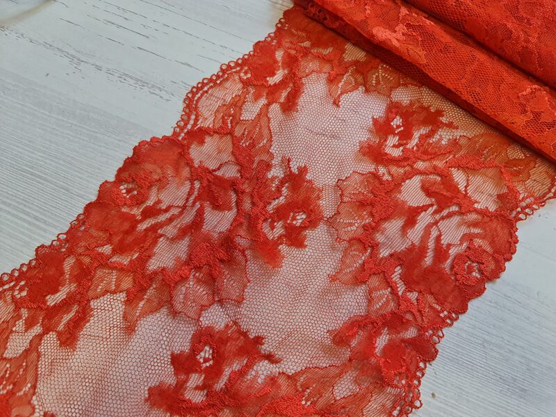 Redis orange lace with elastane, Nr.47