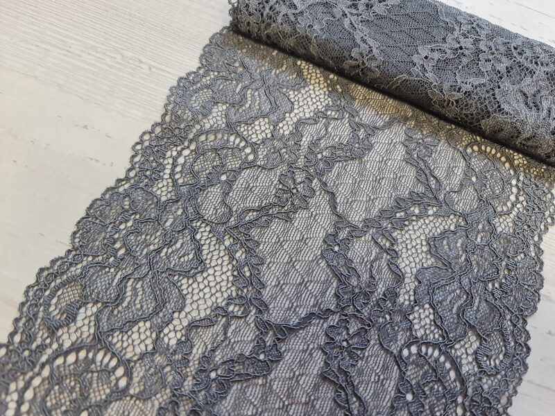 Grey lace with elastane, Nr.40
