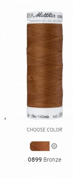 Elastic thread SERAFLEX - bronze, No.0899