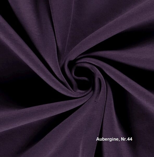 Vienkrāsu joggings (hūdiju) audums_aubergine_Nr.44_priekšpasūtījums