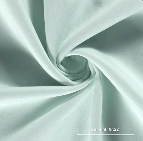 Vienkrāsu joggings (hūdiju) audums_ice mint _Nr.22_priekšpasūtījums