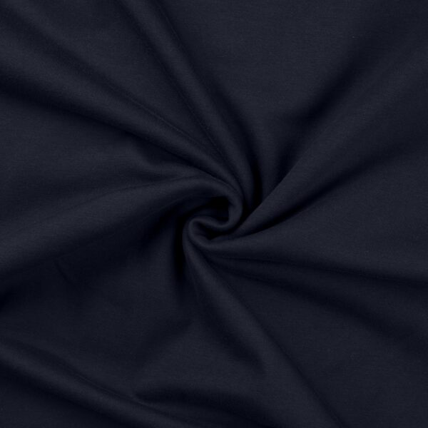 100 % cotton french terry, navy , 193 widht