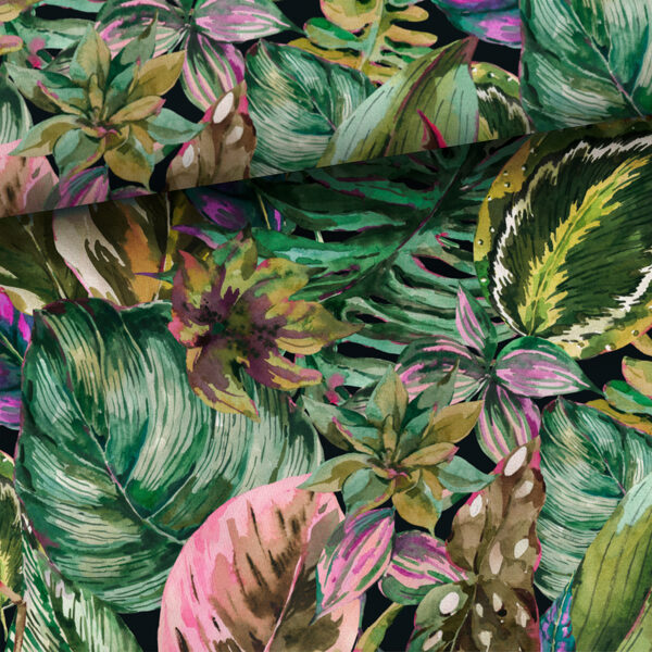 Exotic leaves, cilpiņtrikotāža, priekšpasūtījums