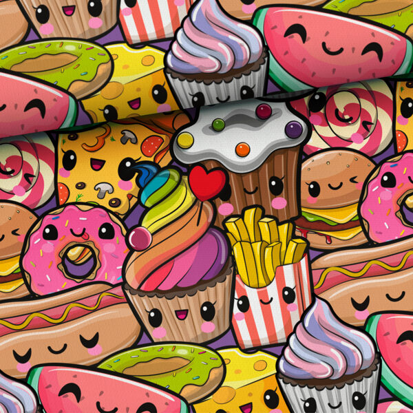 Cuties: Funny food, cilpiņtrikotāža, priekšpasūtījumi