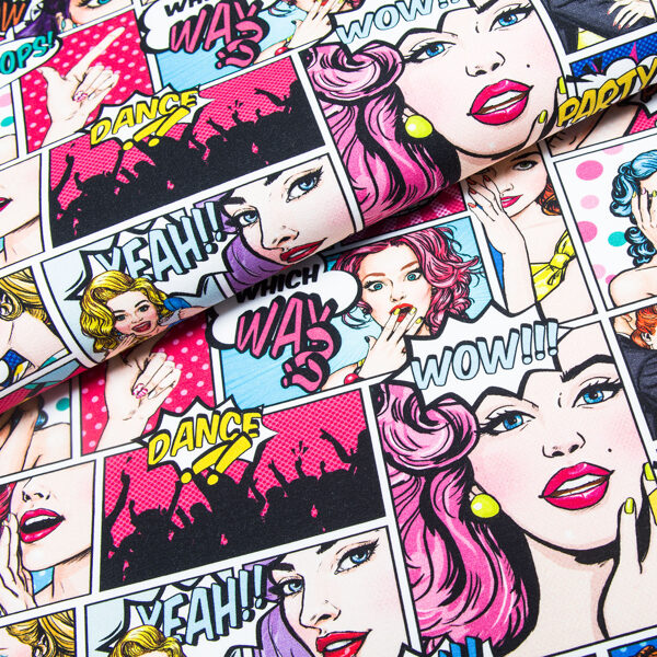 Pop Art Comic, cilpiņtrikotāža, priekšpasūtījums