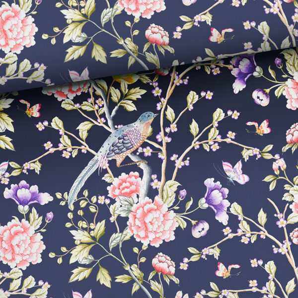Orient on navy blue, cilpiņtrikotāža, priekšpasūtījums