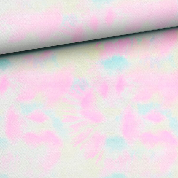 Pastel Tie Dye - Yellow, cilpiņtrikotāža, priekšpasūtījums
