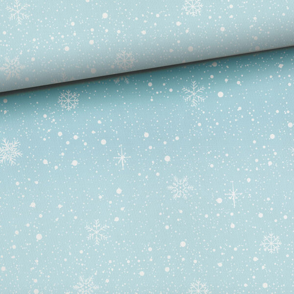 Snow on blue, cilpiņtrikotāža, priekšpasūtījums